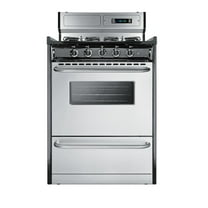 SUMMIT 24" Wide Gas Range, Sealed Burners