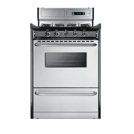 24" Wide Gas Range, Sealed Burners