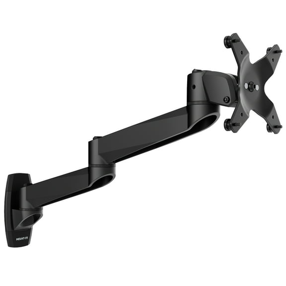 Mount-It! Monitor Wall Mount | Fits 13"-34" Computer Screens | TAA Compliant Black