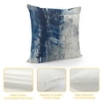 thumbnail image 4 of YINGXI Navy Blue and Gray Abstract Art Pillow Covers, Blue and Gray Oil Painting Throw Pillow Covers Outdoor Decorative Pillow Case for Couch Bed Sofa Cushion Home Decor 22x22in, 4 of 5