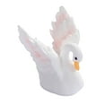 thumbnail image 2 of Christmas Ornaments Clearance! 1X Swan Ornament Miniature Ornament Creative Swan Resin Figurine Charming Desktop Decor for Home, 2 of 9