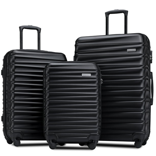 Urhomepro URHOMEPRO Upgrade Luggage Sets, 20" 24" 28" Carry on
