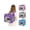 Purple, variant on Cat Backpack, Breathable Pet Backpack With Front Opening, Foldable Backpack Bag, Breathable Mesh Window, Dog Backpack For Hiking, Walking, Travel