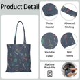 thumbnail image 2 of Sac d'Épicerie Lavable à la Mode - Sac de Courses Pliable Réutilisable, Durable 16x15 pour Aventure et Exploration, 2 of 6