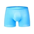 thumbnail image 2 of ruhuadgb Men Boxers Shorts Ice Silk Men Panties Seamless U Convex High Elasticity Underwear Man Underpants Panties Male Ultra-thin Breathable Briefs, 2 of 8
