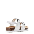 thumbnail image 3 of Wonder Nation Classic White Footbed Slide Sandal (Toddler Girls), 3 of 6