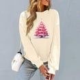 thumbnail image 5 of ChaoHeng Christmas Tops for Women Long Sleeve Women's Christmas Print Pullover Sweatshirt,Casual Loose Long Sleeve Shirt, 5 of 6