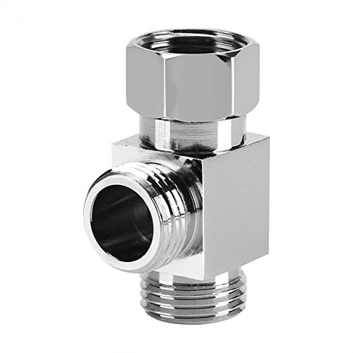 3 Way Shower Arm Diverter Adapter Toilet Angle Valve Sprayer Shower Fittings