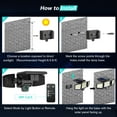 thumbnail image 6 of Solar Outdoor Lights 2500LM 210 LED Security Lights with Remote Control,3 Heads Motion Sensor Lights, IP65 Waterproof,270° Wide Angle Flood Wall Lights with 3 Modes (1 Pack), 6 of 8