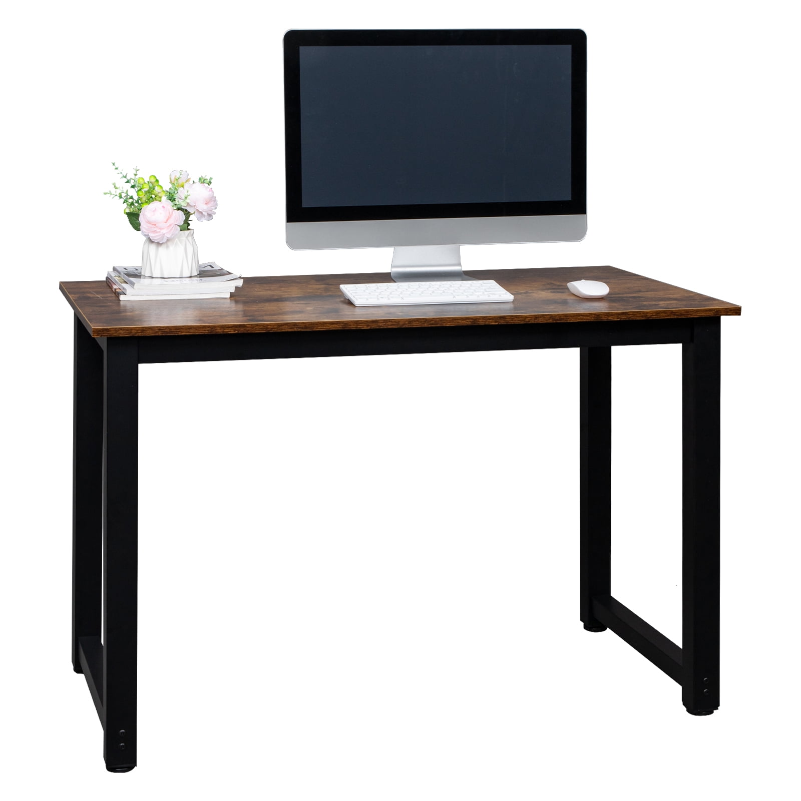 110cm Decent High Strength Wooden Computer Desk Oak