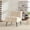 Beige, variant on Modern Armless Upholstered Chair with Black Metal Legs – Beige Velvet Accent Chair for Living Room, Bedroom & Office, 24.4" Wide