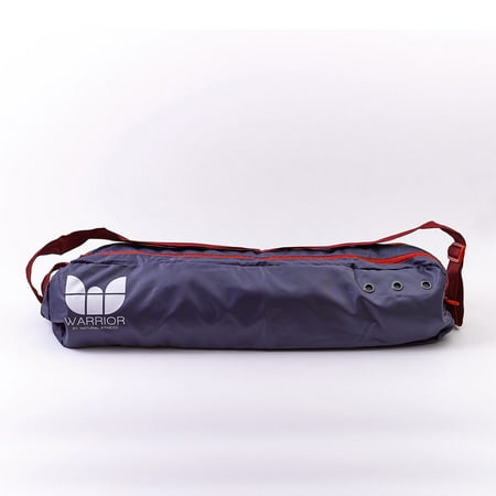 UPC: 0816142016676 | Natural Fitness YOGO Traveler Yoga Bag Large Enough to Carry Extra Thick Yoga Mats – Gray/Red