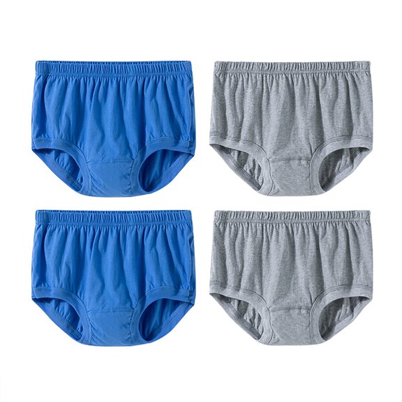 OSFVNOXV 100 Cotton Underwear for Unisex – Plus Size Breathable Briefs for Men & Women, Soft & Non-Irritating (M-5XL)