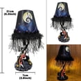 thumbnail image 2 of Lámpara de mesa de Halloween, decoración de escritorio, luz LED de luna, figura de lámpara de mesa, borla, modelo de resina, juguete, 2 of 6