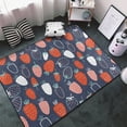 thumbnail image 3 of cartoon strawberry Shaggy Area Rug, Rugs for Living Room Bedroom Non Slip Door Mat Indoor Carpet Machine Washable Nursery Home Decor Floor Mats for Entryway 60x39in-#, 3 of 5