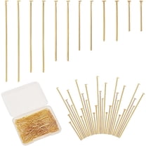 6 Sizes 304 Stainless Steel Flat Head Pins 240pcs Straight Head Pins Findings Jewelry Making Pin Connector Charms Head Pins Assorted for Craft Earring Bracelet Necklace Pendant Supplies