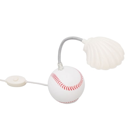 Baseball Sport Desk Lamp, White Light Baseball Base Low Voltage LED ...