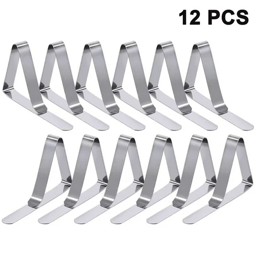 LEERUI Outdoor Tablecloth Clips Large Table Cover Clamps for Tables