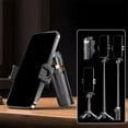 thumbnail image 2 of Mobile Selfie Pole Portable Versatile Floor Standing Tripod 360° Rotating Machine Photography Artifact With Detachable Remote, 2 of 9
