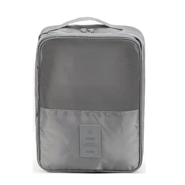 Fiudx Bolsa de Zapatos Portátil, Organizador de Viaje de Gran Capacidad, Material Oxford Duradero, Cierre de Cremallera, Ideal para Viajes y Exteriores, Ideal para El Armario de Zapatos Del Hogar, Ta
