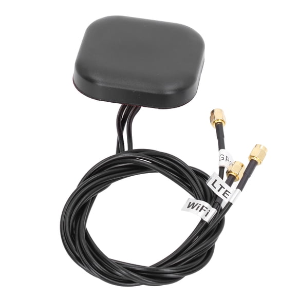 Antenne Extérieure 3-en-1 Étanche avec Construction en Cuivre ABS - 5dBi 4G/WiFi & 28dBi GPS Gain, Connecteur SMA Mâle, Câble 1m RG174 - Idéal pour Modules 4G Full Band, WiFi, Bluetooth, GPS en Distributeur Automatique