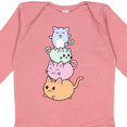 thumbnail image 4 of Inktastic kawaii kitten stack Boys or Girls Long Sleeve Baby Bodysuit, 4 of 5