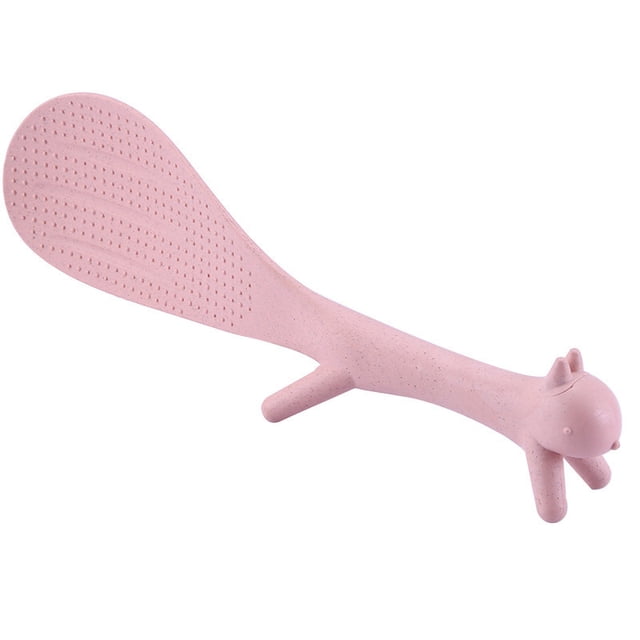 Vwrxbz Non Stick Rice Spoon Wheat St Ricaddle for Rice Cooker with Stand Shape High Temperature Resistant