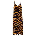 thumbnail image 4 of Animal Print Patterns Design Sleeveless Dress Woman Fashion Long Dresses Women's Summer Suit Dress 2025, 4 of 7