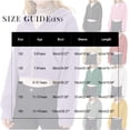 thumbnail image 4 of YOUYEDIAN Cropped Jacket for Girls Long Sleeve Fleece Hoodie Casual Fashion Hooded Coats, 4 of 5