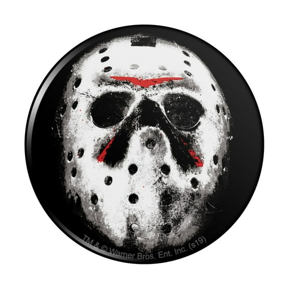 Friday the 13th Jason Mask Pinback Button Pin