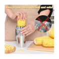 thumbnail image 2 of Corn Cutter Peeler, Corn Cob Stripper With Cup , 304 Stainless Steel Corn On The Cob Remover Kitche, 2 of 5