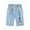 Light Blue, variant on Hiijoy Toddler Girls Pull-On French Terry Shorts Graphic Knee-Length Shorts, Sizes 3-4T