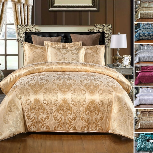 2 3 Piece Printed Duvet Cover Set, Is A Super King Quilt Too Big For Queen Bed