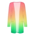 thumbnail image 4 of Plus Size Tie Dye Cardigan for Women,Long Sleeve Cardigan for Women with Pockets 2023 Lightweight Fall Open Front Casual Duster Kimono Cardigans Sweater, 4 of 5