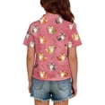 thumbnail image 6 of Grblisyd Girls Short Sleeve Polo Shirts Kids Cute Animal Print School Uniform Polo Shirt 10-12 Years, 6 of 6