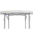 thumbnail image 5 of NPS 48" Heavy Duty Round Folding Table, Speckled Grey, 5 of 5