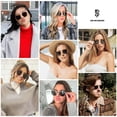 thumbnail image 4 of Lentes de Sol SOJOS SJ1143 Pequeños Cuadrados Polarizados para Mujer/Hombre, 4 of 7