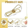 thumbnail image 2 of Clips Métalliques Creux Clips Utilitaires Multi-Usages, 100 Pcs, 2 of 5