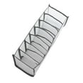 thumbnail image 3 of Organizador de cajones con divisor de tela, plegable, para guardar calcetines y ropa interior. Gris 7 Rejillas, 3 of 9