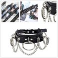 thumbnail image 3 of Qarigey Gargantilla de moda para hombre, collar de decoración, Collar hecho a mano, collares ajustables, accesorio decorativo para discoteca Ropa, zapatos y accesorios Miscelánea Negro Tipo B Qarigey AP014839-03, 3 of 6