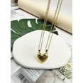 thumbnail image 4 of Matching Necklace for Couples, Gold Heart Necklace, Valentine's Gifts Best Friendship Jewelry, 4 of 7