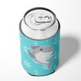 thumbnail image 4 of Shark on Blue Nautical Can or Bottle Hugger, 4 of 5