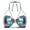 Blue, variant on Women Seashell Bras Metallic Shiny Shells Faux Pearls Strings Halter Neck Bikini Top Clubwear Purple XXL