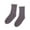 Gray, variant on Women Men Slipper Socks with Grips Non Slip Soft Cozy Fuzzy Fleece Lined Socks for Cold Winter (Wine Red)