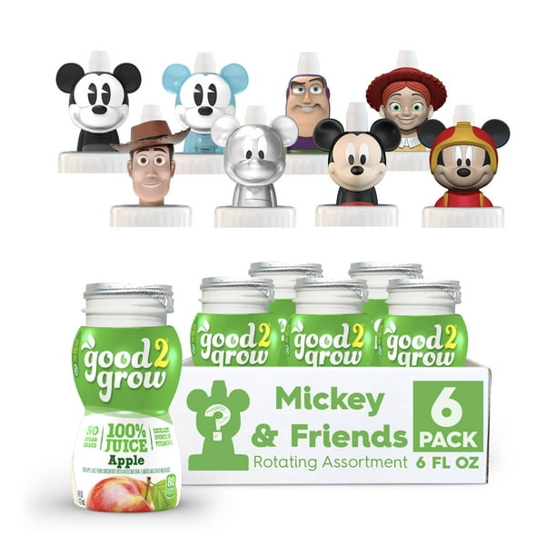 good2grow Character 6 Pack 100 Apple Juice Mickey and Friends (Tops