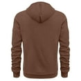 thumbnail image 5 of Mercatoo Boys Half Zipper Fleece Ho𝐨dies Thick Warm Long Sleeve Pullover Pockets Fall Winter 𝐇ooded Sweatshirts for Teen, 5 of 6