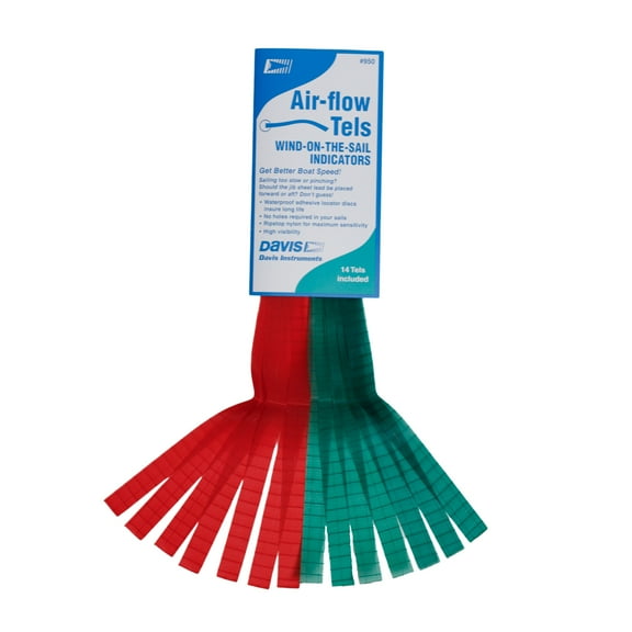 Davis Instruments Ripstop Nylon Air Flow Tels with Adhesive Discs - Set of 14 Tels