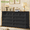 Black, variant on Plonmago 10 Drawers Dresser, 55" Large Drawers Dresser for Bedroom, Wood Dressers & Chest of Drawers for Living Room,White