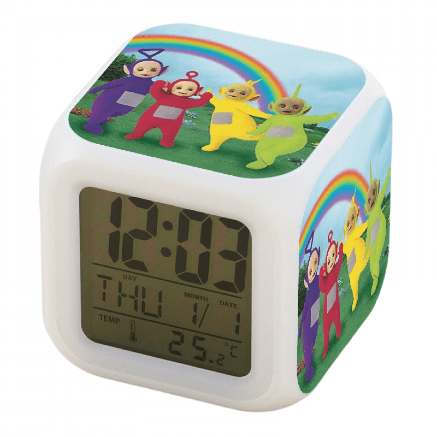 JUSTUP Alarm Clock for Kids Room, LED Digital Bedroom Alarm Clock Easy