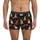 thumbnail image 1 of Balery Valentine Gnome Calzoncillos bóxer para hombre, ropa interior de algodón suave y transpirable con cinturilla de nailon-Large, 1 of 5